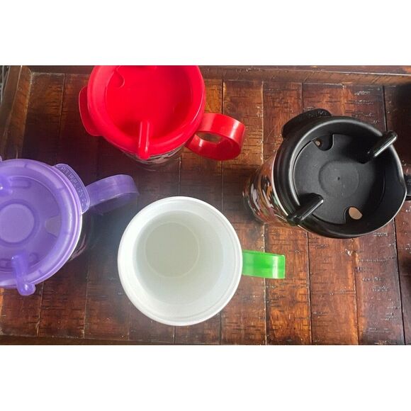 WDW Resort Parks Rapid Refillable Mug Cup Lid Travel‎ Disney World Lot Of 4 - Picture 3 of 8
